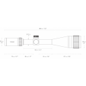 Lunette de tir Hawke VANTAGE 4-16x50AO mil dot centre 