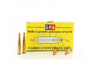 Munitions Grande puissance d'arret Sologne  Cal. 6.5X57R 114grs 