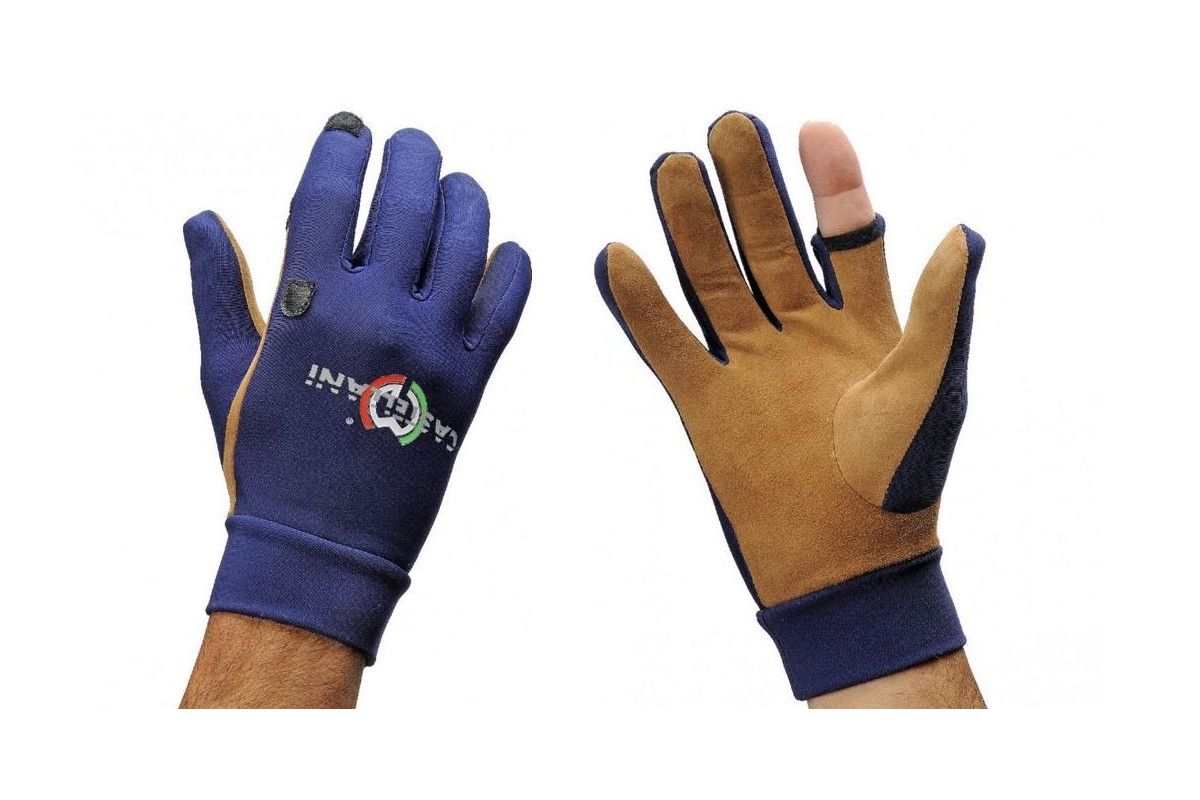 Gants Castellani avec insert cuir