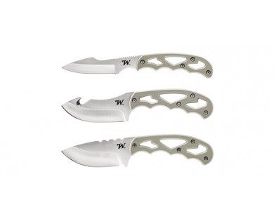 XP Superlight 3 couteaux fixes 1 étui nylon 