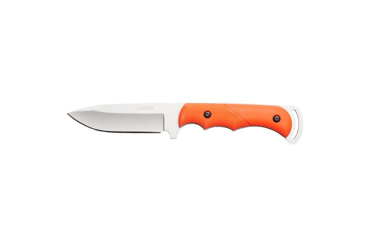 Couteau Freeman Guide - Lame 102mm - Manche TacHide orange - Etui de type cordura Couteau Freeman Guide - Lame 102mm - Manche TacHide orange - Etui de type cordura