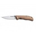 Couteau Backpacker - Lame 86mm - Manche Bois - Clip 