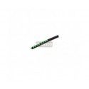 Guidon fibre optique Easy Hit fluo vert 3 mm 