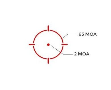 Viseur point rouge Holosun Micro sights circle dot 