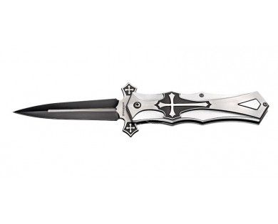 Couteau Crusader - Lame 100mm - Manche aluminium - Clip Böker 