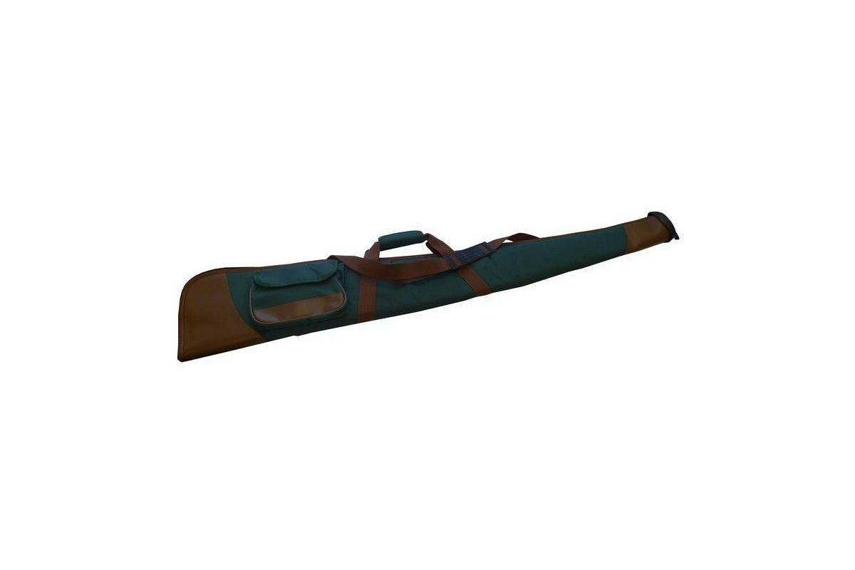 Fourreau pour Fusil simili cuir Marron & Vert Fourreau pour Fusil simili cuir Marron & Vert