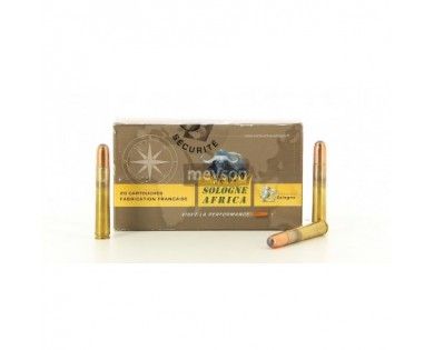 Munitions de chasse calibre 458 Win Mag Hornady RN 500grs 