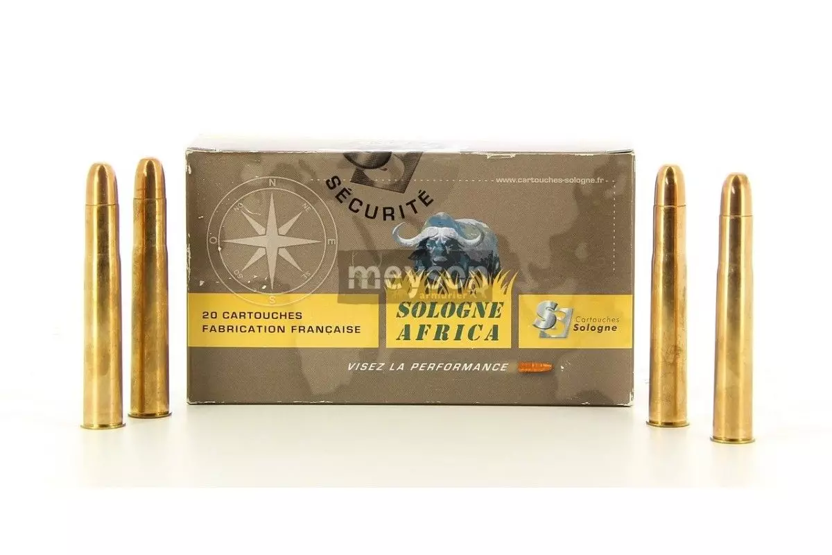 Munitions calibre 470 NE Woodleigh FMJ 500grs 32.4G 