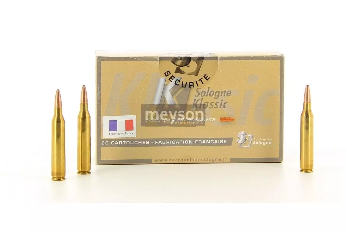 Munitions calibre 6x62 freres core lock sp 100grs 