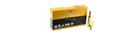 Munitions de chasse calibre 8x68S