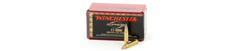 Munitions calibre 17 HMR