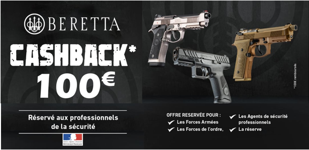 Cash Back 100 € Beretta