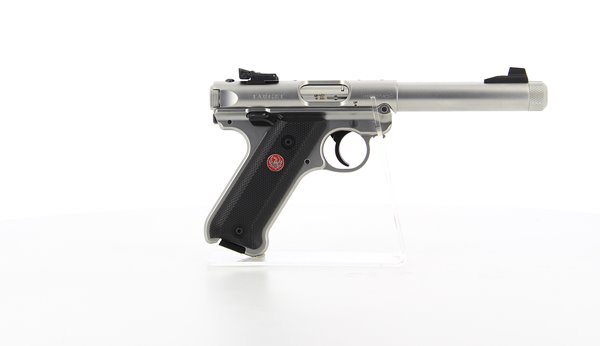 Pistolet à air comprimé Ruger MARK IV Inox calibre 4.5mm Plomb