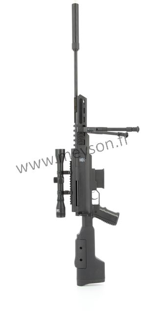 Carabine à air comprimé Black Ops type sniper cal. 4,5 mm